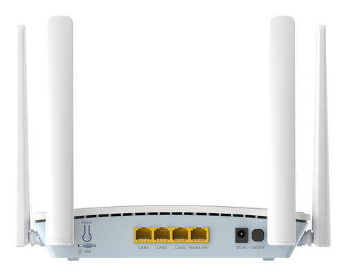 Modem/Routeur sans fil D-Link G416C - Wi-Fi 6 - IEEE 802.11 a/b/g/n/ac/ax - 1 SIM - Ethernet, cellulaire - 4G - LTE, WCDMA
