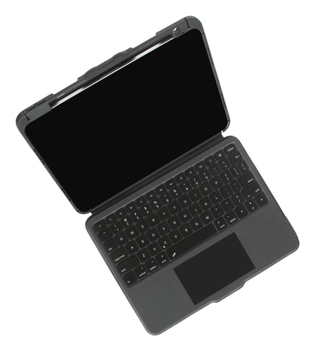 Targus VersaVu THZ988NO Tastatur/Cover (Folie) für 27,9 cm (11 Zoll) bis 33 cm (13 Zoll) Apple iPad Pro 11 (2024), iPad Pr