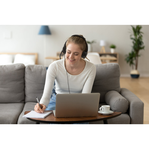 Kensington H1000 Kabel Auf den Ohren, Kopfbügel Stereo Headset - Schwarz - Binaural - Geschlossen - 20 Hz bis 20 kHz Frequ