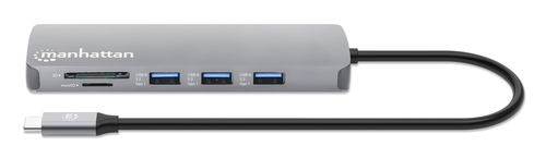 Manhattan USB 3.2 (Gen 1) Type C Docking Station for MacBook, Notebook, Tablet PC, Projector, Mouse, Keyboard, Smartphone,