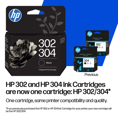 HP 302/304 Original Inkjet Ink Cartridge - Tri-colour Pack
