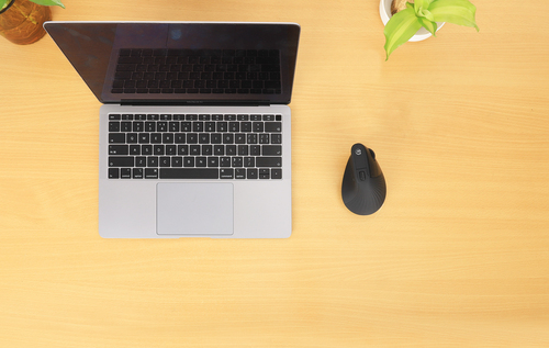 Manhattan Mouse - Radio Frequency - USB Type A - Optical - 6 Button(s) - Black - Wireless - 10 m - 2.40 GHz - 1600 dpi - S