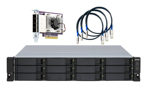QNAP Invólucro de disco SATA/600 - 2U Montável sobre rack - 12 x HDD suportado - 12 x Total Bay