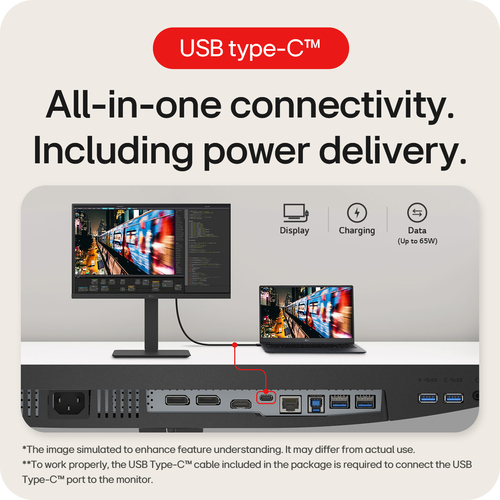 LG 24BA750-B. Display diagonal: 60.5 cm (23.8"), Display resolution: 1920 x 1080 pixels, HD type: Full HD, Display technol