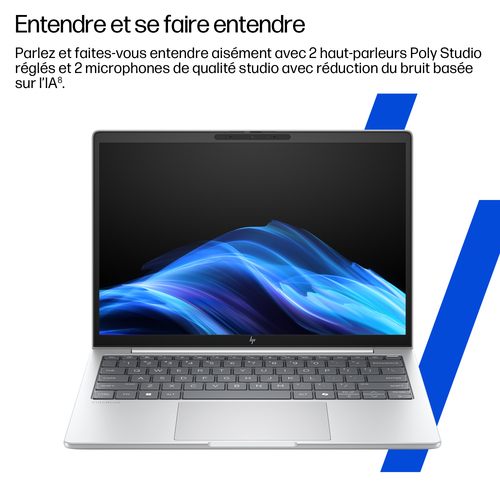 HP EliteBook 8 G1i AI PC. Produkttyp: Laptop, Formfaktor: Klappgehäuse. Prozessorfamilie: Intel Core Ultra 7, Prozessor: 2