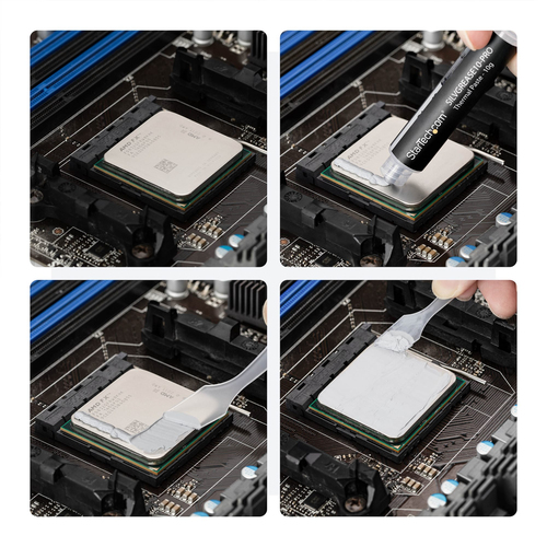 StarTech.com High-Performance Silicone Thermal Paste, Compound for CPUs GPUs and ICs, Processor Grease Improves Heat Trans