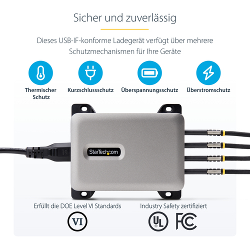 4-PORT USB-C CHARGER 240W