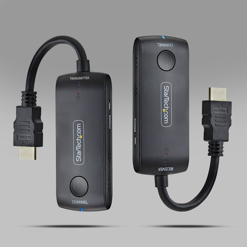 StarTech.com Wireless HDMI Extender for Meeting Rooms and Huddle Spaces, 4K 60Hz, 65ft Range, USB Powered, Plug-and-Play T