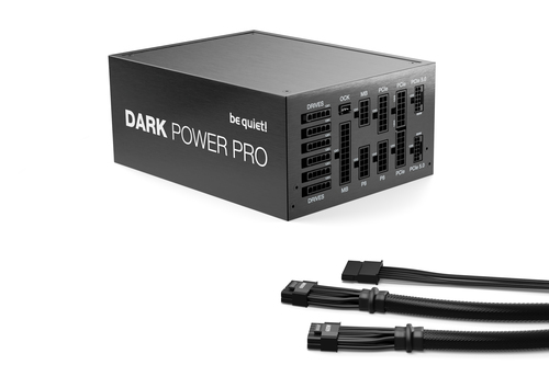 be quiet! Dark Power Pro 13 Dark Power Pro 13 1600W ATX 3.0, EPS 2.92 Modular Stromversorgung - 1,60 kW - Intern - 3.3 V G