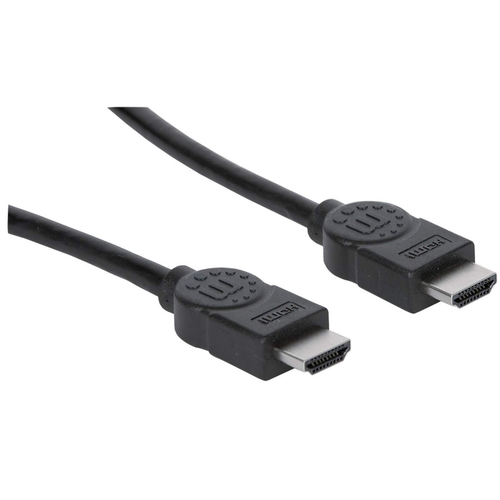 Manhattan HDMI 4K@30Hz Cable with Ethernet, 2m, Suitable for ALL 1080p/HD and Majority of 4K Uses (Check Your System 4K Sp