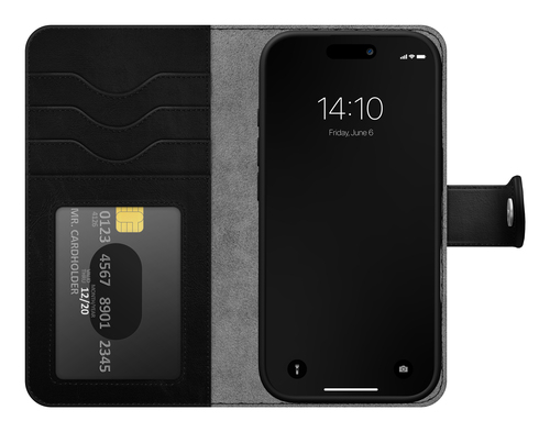 IDEAL MAGNET WALLET MAGSAFE IPHONE 16 PLUS BLACK