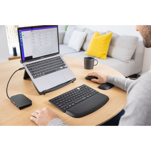 Kensington ErgoSoft Wrist Rest - 18 mm x 152.5 mm x 73 mm Dimension - Black - Gel - Anti-skid - Mouse - 1