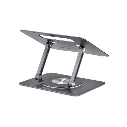 StarTech.com ATFR-LAPTOP-RISER. Produkttyp: Laptop-Ständer, Produktfarbe: Silber, Materialien: Aluminium. Swivel Winkel: 3