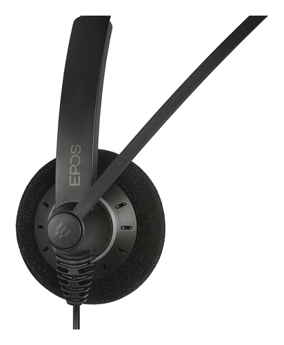 EPOS IMPACT SC 60 Kabel Auf den Ohren Stereo Headset - Schwarz - Binaural - Elektret-Mikrofon, Kondensator, Geräuschunterd
