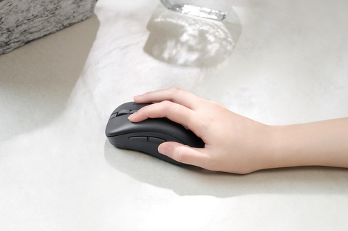 Asus MD102 Mouse - Bluetooth/Radio Frequency - Optical - Dark Grey - Wireless - 10 m - 2.40 GHz - 1600 dpi - Scroll Wheel