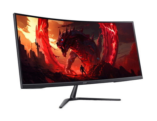 Acer Nitro ED340CUR X0 34" Class UWQHD Gaming LCD Monitor - 21:9 - Black - 86.4 cm (34") Viewable - Vertical Alignment (VA