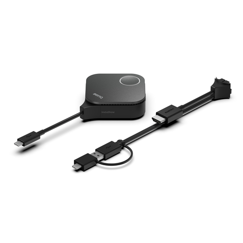 BenQ InstaShow WDC15. Formfaktor: Desktop, Produktfarbe: Schwarz, Gehäusematerial: Acrylnitril-Butadien-Styrol (ABS), Eise