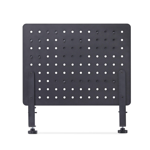 StarTech.com Clamp-On Pegboard with Accessories, 16.5x12.5in, Steel Peg Board, Desktop Storage Organizer, Black - Streamli