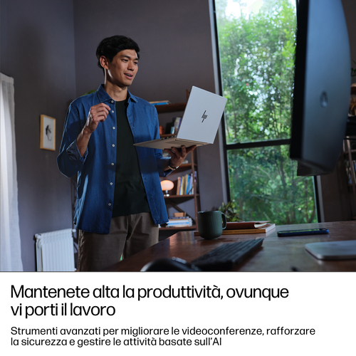 HP EliteBook 8 G1i 14 inch Notebook AI PC Wolf Pro Security Edition. Tipo di prodotto: Computer portatile, Fattore di form