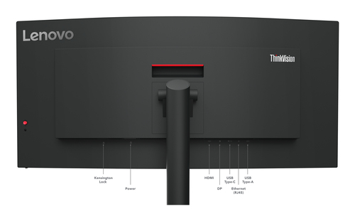 Lenovo T34w-30 34" Class UW-QHD Curved Screen LCD Monitor - 21:9 - Raven Black - 86.4 cm (34") Viewable - Vertical Alignme