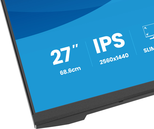 27IN IPS 4-SIDE SLIM BEZEL 2560X1440 QHD 1MS (MPRT) 15CM HE
