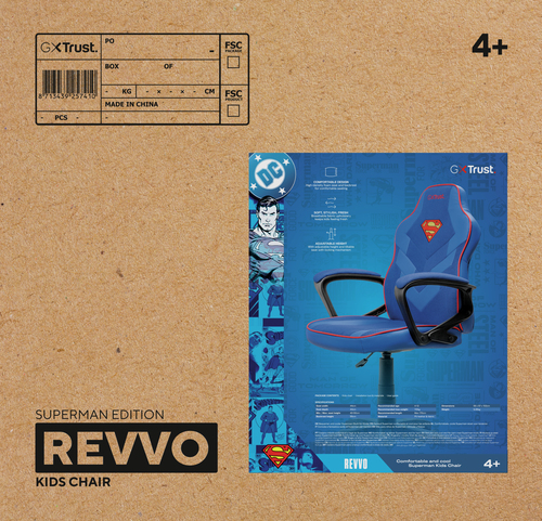Trust Revvo GXT 703SM Gaming-Stuhl - Grau