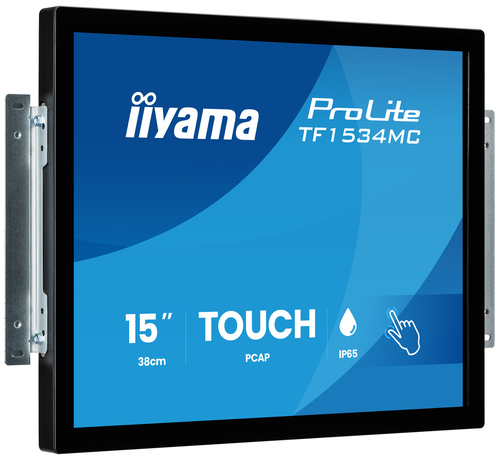 iiyama ProLite TF1534MC-B8X. Bildschirmdiagonale: 38,1 cm (15"), Display-Auflösung: 1024 x 768 Pixel, HD-Typ: XGA, Bildsch