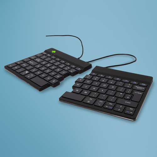 R-Go Split Break ergonomic keyboard, QWERTY (UK) - wired, black