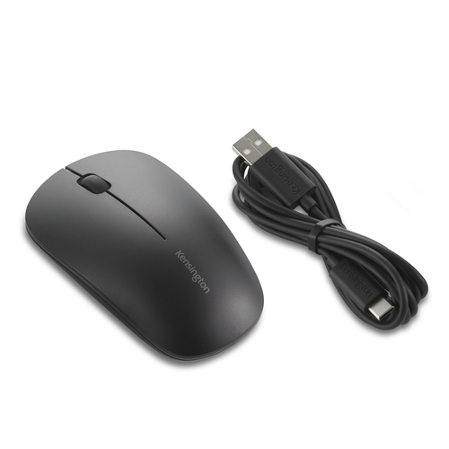 Souris Kensington MY230 EQ - Bluetooth/Radio Fréquence - 3 Bouton(s) - Noir - Sans fil - 2,40 GHz - Rechargeable - Symétrique