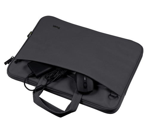 Trust Bologna Tasche für 40,6 cm (16 Zoll) Notebook - Schwarz - Polyester, Polyethylenterephthalat (PET), Stoff Körper - K