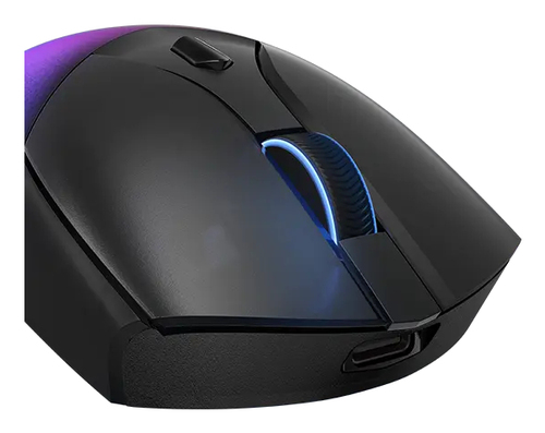 Lenovo Legion M410 Gaming Mouse - Radio Frequency - USB Type C - 6 Button(s) - Transparent Black - Cable/Wireless - 2.40 G