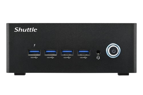 Shuttle Nano PC NT10H5, Intel Core Ultra 5 125H, Intel Arc graphics, 2xHDMI, 2xUSB 4.0 (DP), 2x2.5Gbit LAN, incl. VESA 24/