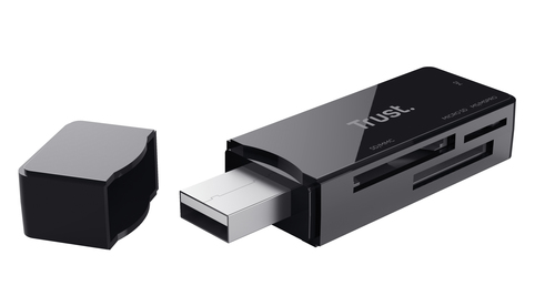 Trust Nanga Kartenleser - USB 3.1 - Extern - microSD, Memory Stick, Memory Stick Micro (M2), Memory Stick PRO, SD, MultiMe