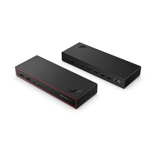 Lenovo 40BG0135GE. Übertragungstechnik: Andocken, Hostschnittstelle: Thunderbolt 4, USB-Stromversorgung bis zu: 100 W. Eth