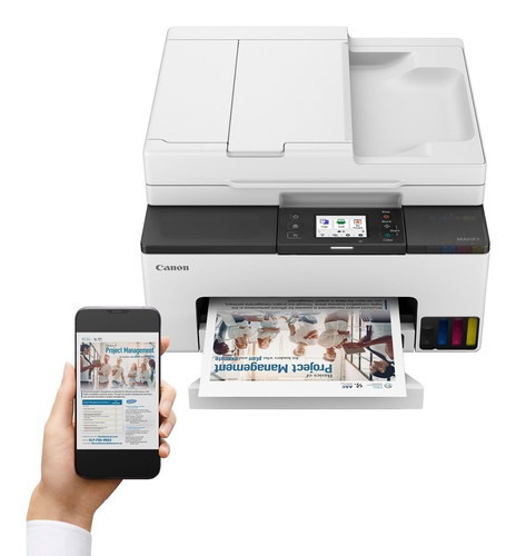 Canon MAXIFY GX2050 Wired & Wireless MegaTank Inkjet Multifunction Printer - Colour - Printer/Copier/Scanner/Fax/Cloud - 6