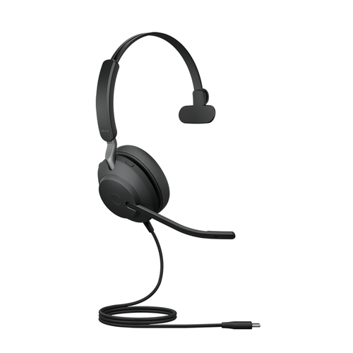 Jabra Evolve2 40 SE USB-C, UC Mono. Product type: Headset. Connectivity technology: Wired