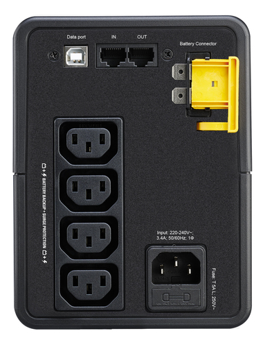 APC Back-UPS BX750MI - 750VA, 4x C13, USB. UPS topology: Line-Interactive, Output power capacity: 0.75 kVA, Output power: 
