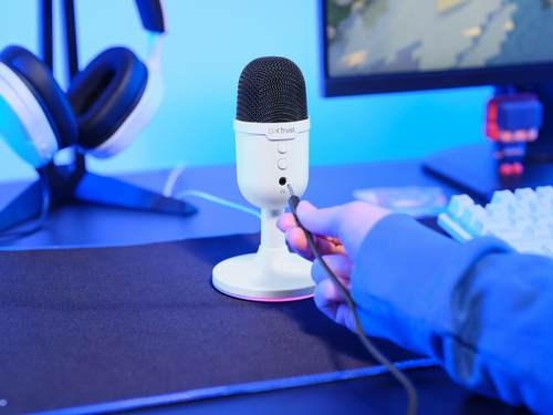 Mikrofon für Innen, Spiele, Live-Streaming, Podcasting, Inhaltserstellung Trust GXT 234W - Kabelgebunden - Kondensator - W