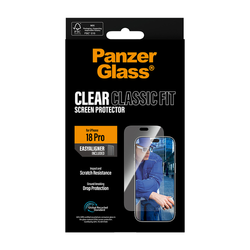 PANZERGLASS SCREEN PROTECTOR IPHONE 18 PRO EA