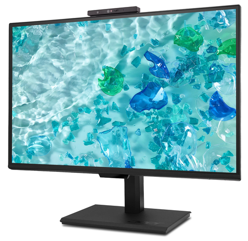 Acer Vero B248Y G 24.0" Class Webcam LCD Monitor - 16:9 - Black - 60.5 cm (23.8") Viewable - 300 cd/m² - 4 ms - Speakers -