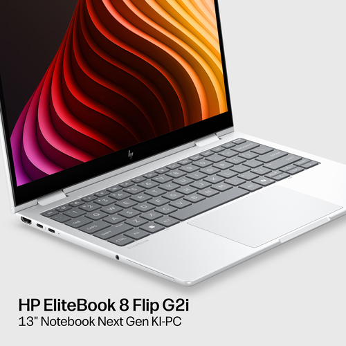 HP EliteBook 8 Flip G2i 33,8 cm (13,3 Zoll) Touchscreen Umrüstbar Copilot+ PC 2 in 1 Notebook - 5G - WUXGA - Intel Core Ul