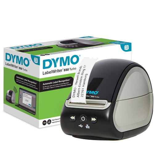 Dymo LabelWriter 550 Turbo Bewirtung, Retail, Besuchermanagement, Office, Übungskurs Direktthermodrucker - Monochrom - Eti