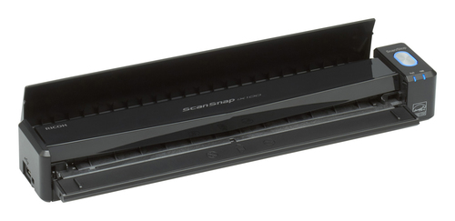 Ricoh ScanSnap iX100. Maximale Scan-Abmessung: 216 x 360 mm, Optische Scan-Auflösung: 600 x 600 DPI, Scangeschwindigkeit (