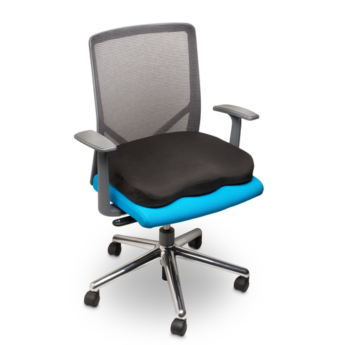 Kensington Seat Cushion - Foam - Ergonomic Design, Slip Resistant Base, Durable, Removable Cover - 1Each
