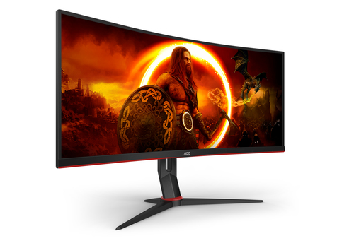 AOC CU34G2XP 34" Class UW-QHD Gaming LED Monitor - 21:9 - 86.4 cm (34") Viewable - Vertical Alignment (VA) - LED Backlight