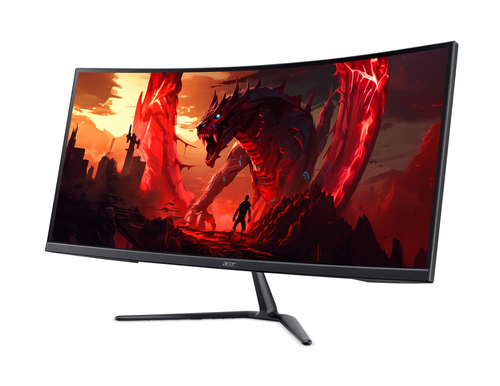 Acer Nitro ED340CUR X0 34" Class UWQHD Gaming LCD Monitor - 21:9 - Black - 86.4 cm (34") Viewable - Vertical Alignment (VA