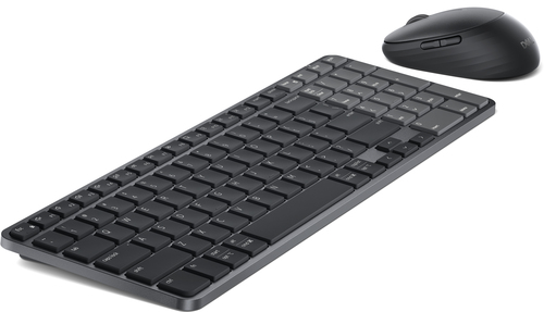 Dell Pro 7 KM746 Keyboard & Mouse - US International - USB Type A Scissors Wireless Bluetooth/RF 6.0 2.40 GHz Keyboard - U