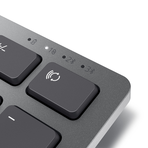 DELL Pro Plus Keyboard - KB700 - US International (QWERTY). Keyboard form factor: Full-size (100%), Connectivity technolog