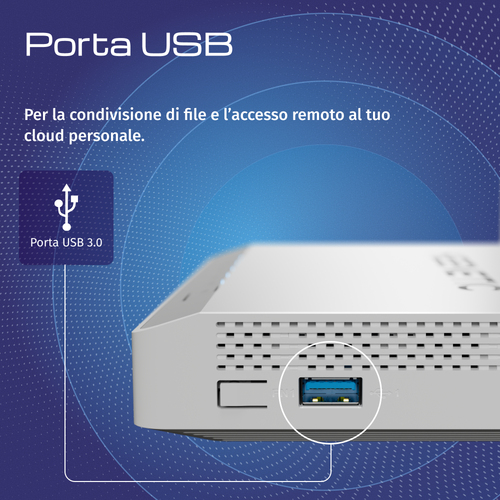 KEENETIC Hopper DSL (KN-3610), Modem/Router ADSL2+/VDSL, 4 porte 1Gbps, Wi-Fi AX1800, Mesh, IntelliQoS 2.0, VPN, Parental 