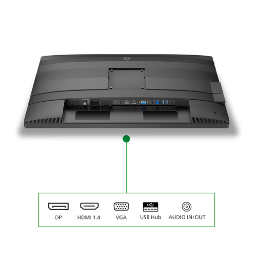 Philips 27B2G5200 27" Class Full HD LED Monitor - 16:9 - Charcoal - 68.6 cm (27") Viewable - In-plane Switching (IPS) Tech